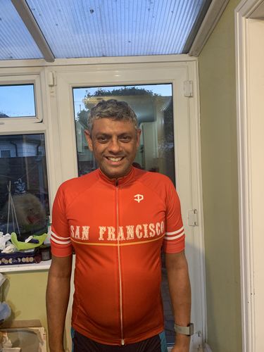 Customer photo review of San Francisco Short Sleeve Cycling Jersey