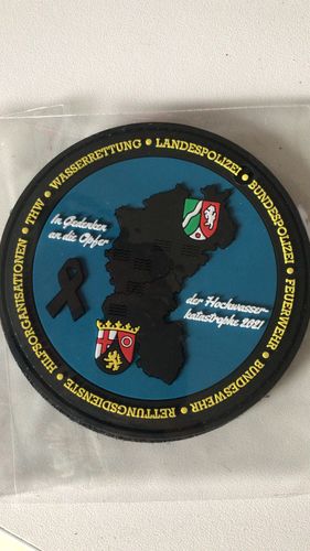 Customer photo review of Solidaritätspatch Hochwasserkatastrophe Rubber Patch