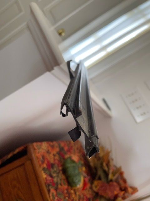 Customer photo review of 36" Pease Slide-On Fiberglass Door Sweep