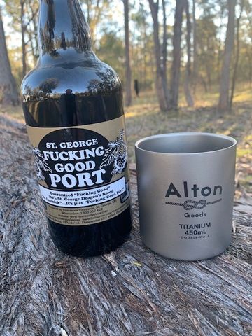 Customer photo review of Titanium Double-Wall Mug 450mL