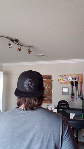 Customer photo review of Classic Trucker - Blacked Out