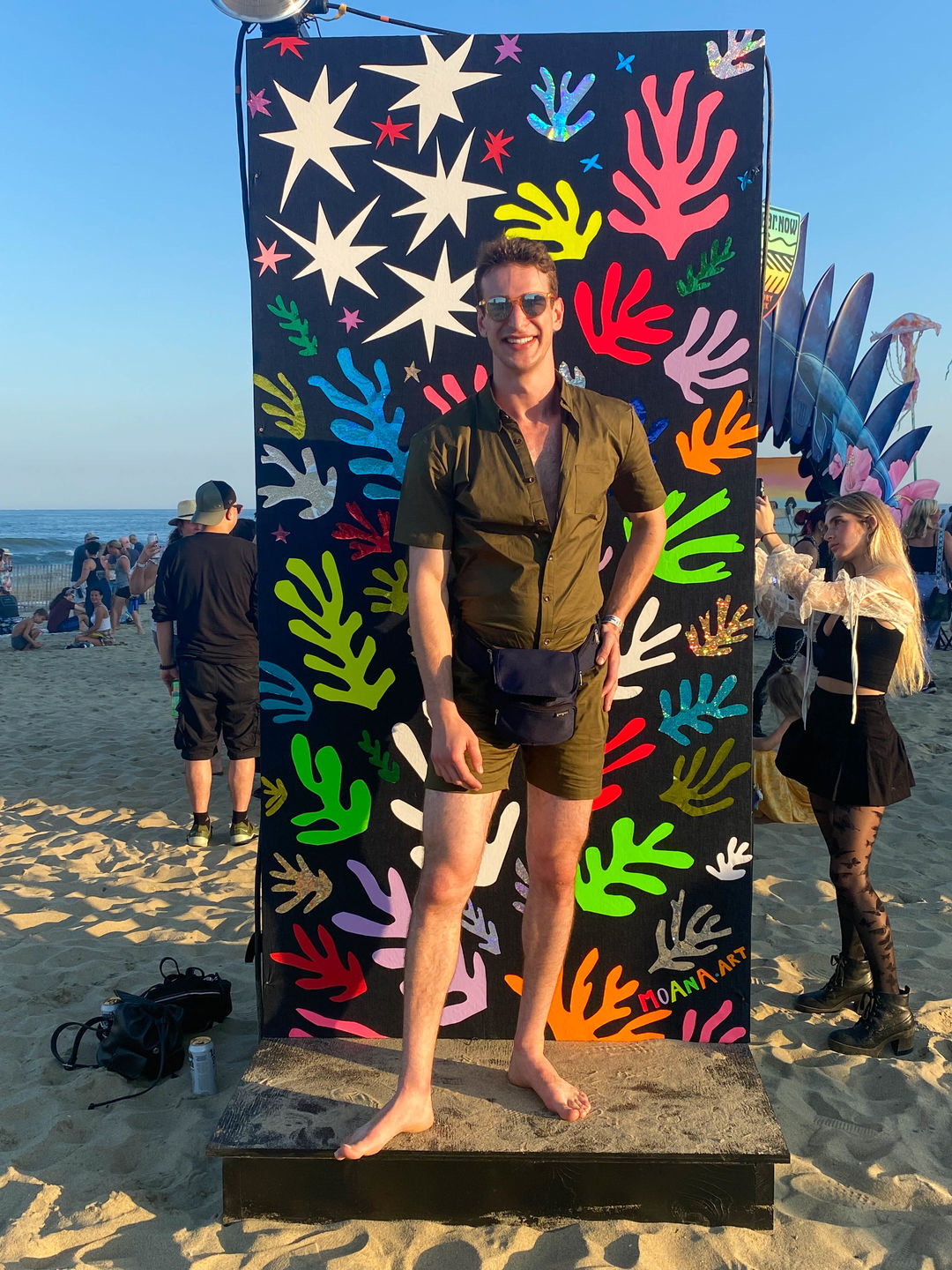 Customer photo review of Olive Mens Romper