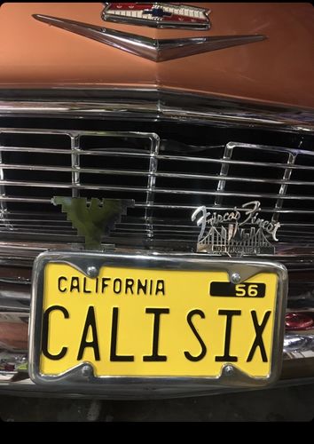 Customer photo review of 1956 CALIFORNIA LICENSE PLATE 6"x12" (156.5mm x 305mm)