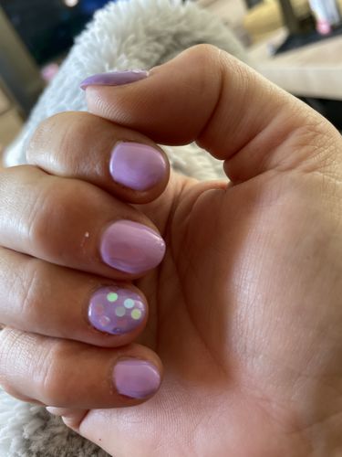 Customer photo review of Fiber base gel Didier Lab Milky Pink 10ml