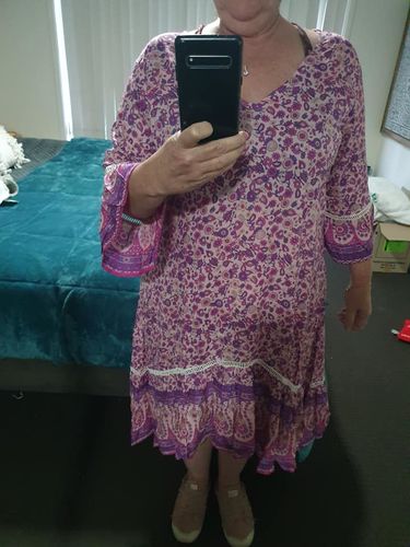 Customer photo review of Saltum Dress Cotton Candy