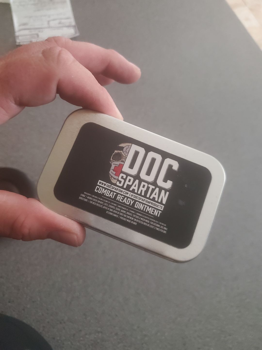 Customer photo review of Combat Ready Ointment - Triple Threat