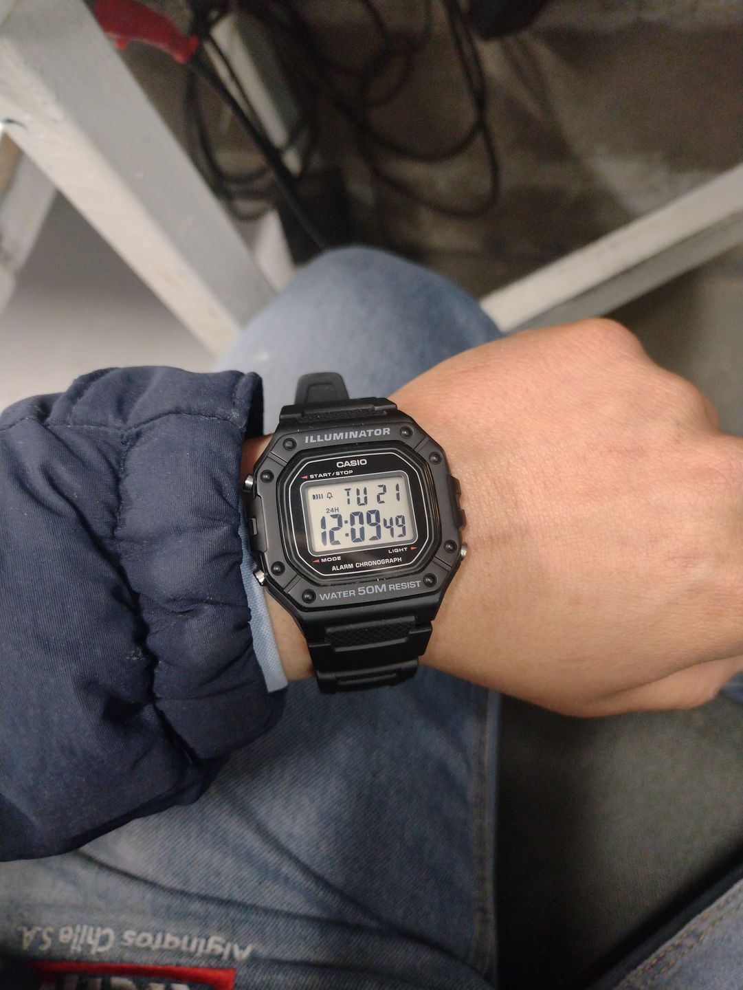 Customer photo review of Reloj Casio Vintage W-218H-1AVDF Negro