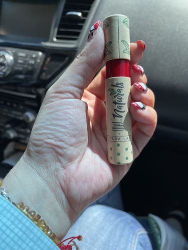 Customer photo review of Lip Powder Cream Olé! Naturals Color Fucsia