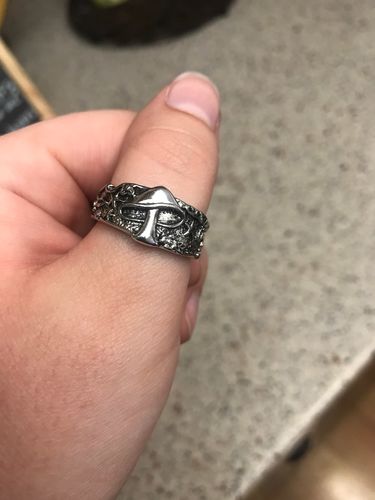 Customer photo review of Mushroom Design Ring