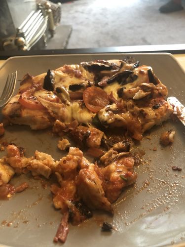 Customer photo review of Pizza Box Kit (2 Pizzas)