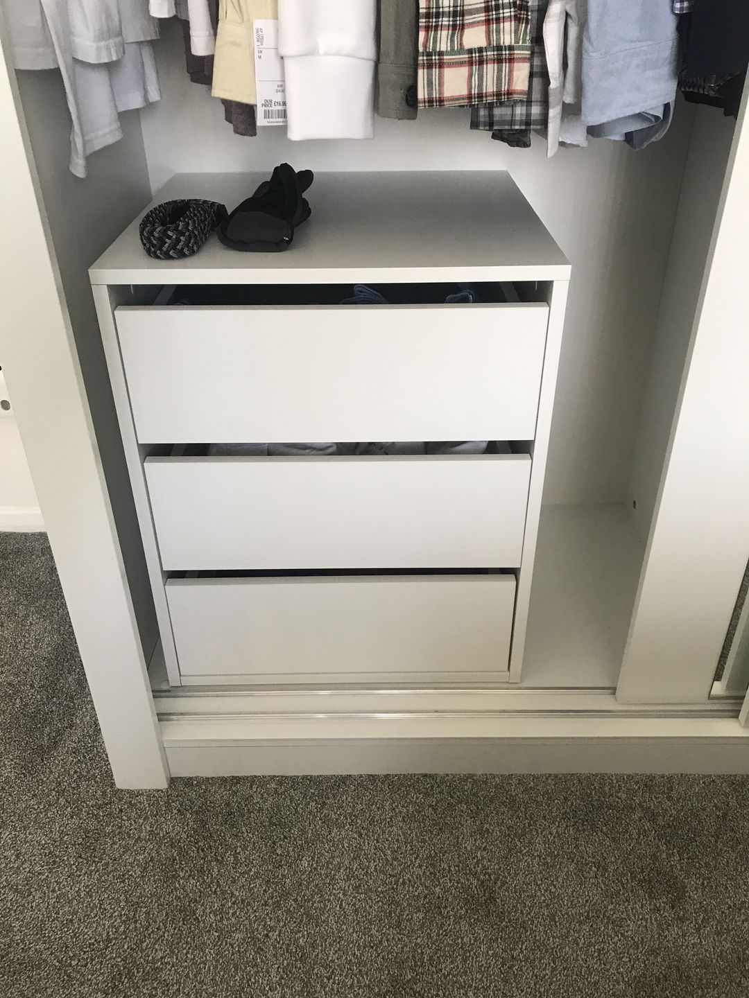 Customer photo review of Idea ID-13 Universal Internal Drawer Unit For Wardrobe