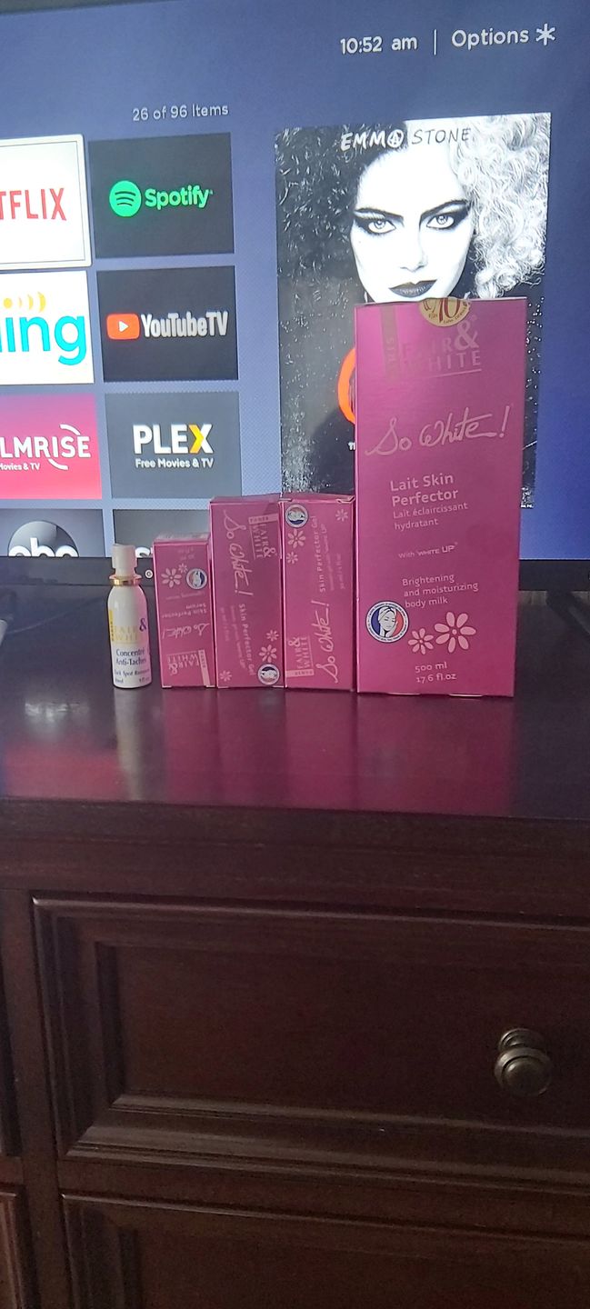 Customer photo review of Fair & White SoWhite! Essentials Kit