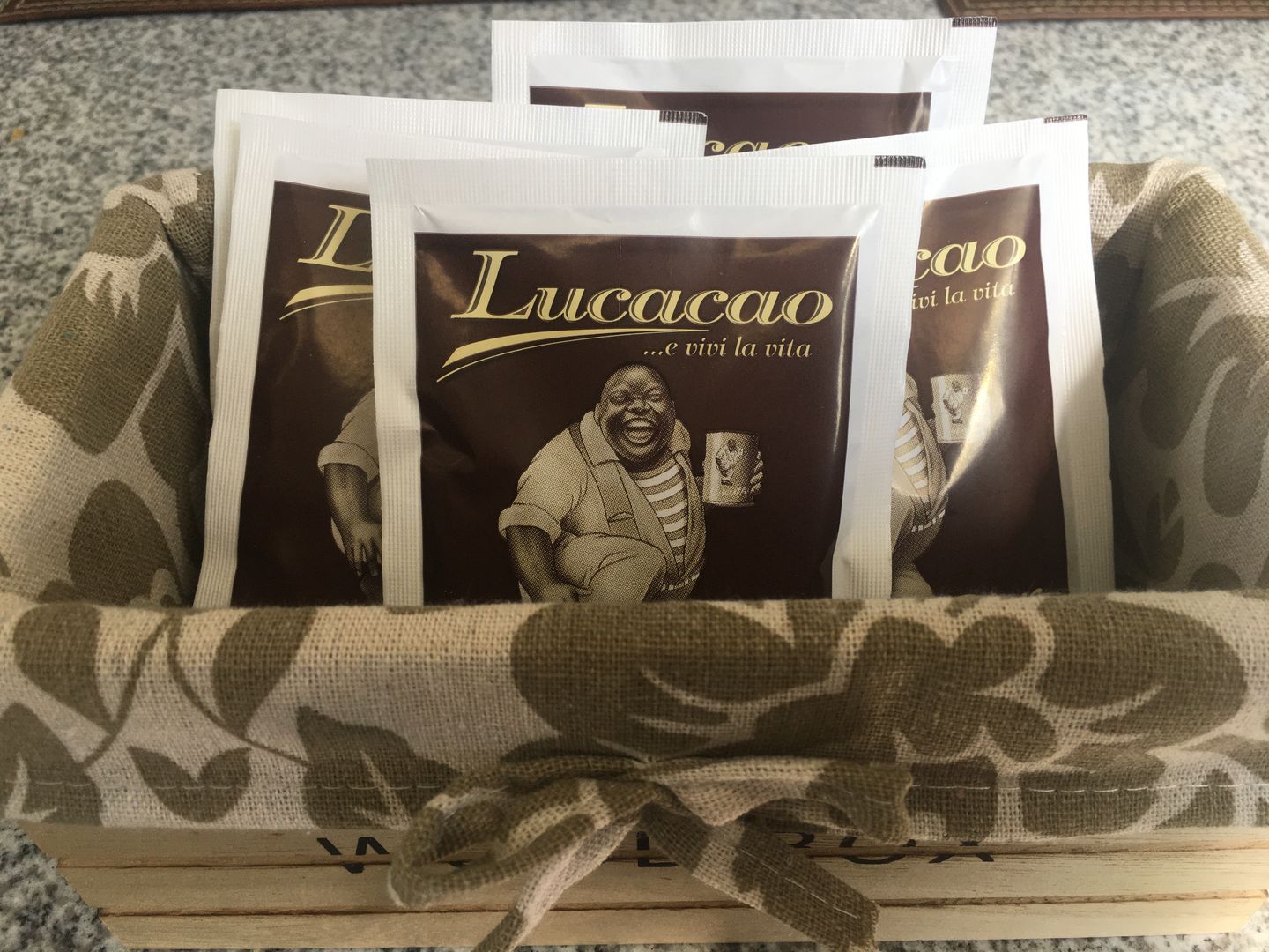 Customer photo review of Lucaffe Lucacao Bar Chocolate Caliente