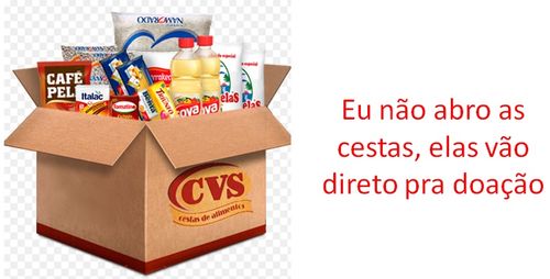 Customer photo review of Cesta Básica Econômica Kit