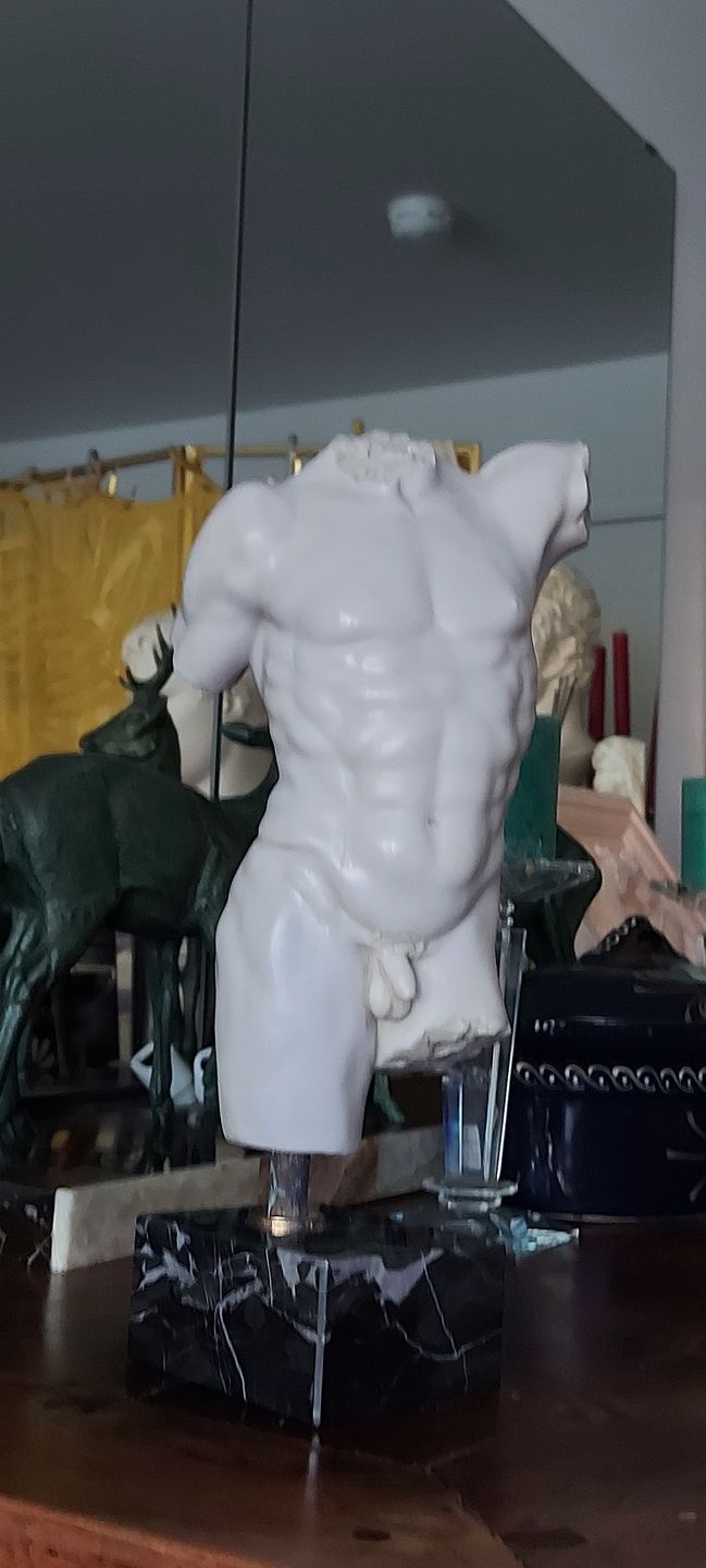 Customer photo review of Perseo Torso Statua in marmo