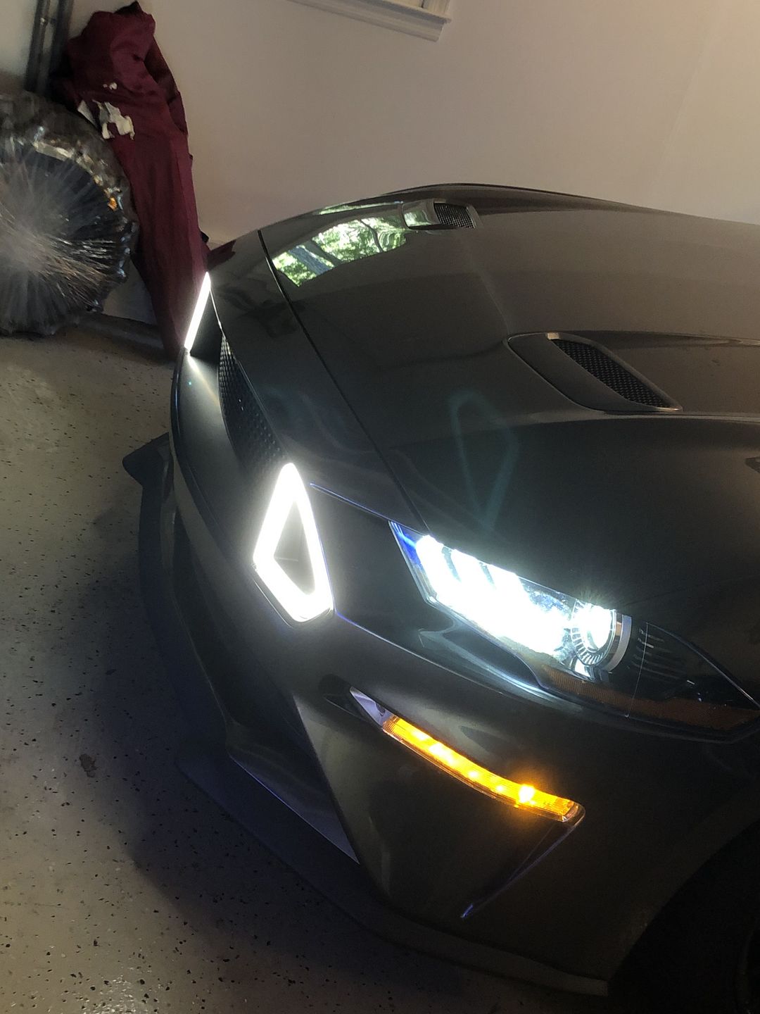 Customer photo review of Front Grille w/ LED DRL for 2018 - 2021 Ford Mustangs
