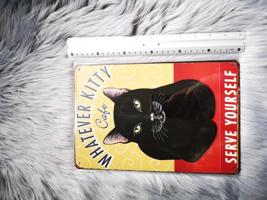 Customer photo review of Cutie Catz Vintage Style Cat Poster