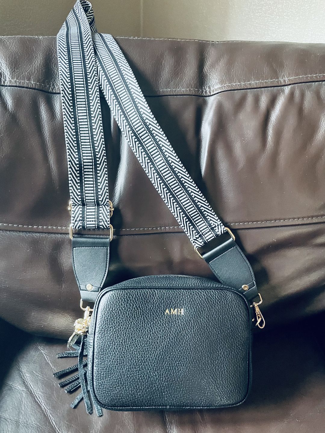 Customer photo review of Leather Lady Cross Body Bag