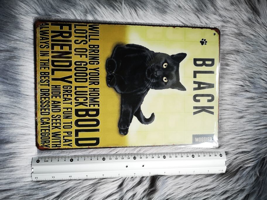 Customer photo review of Cutie Catz Vintage Style Cat Poster