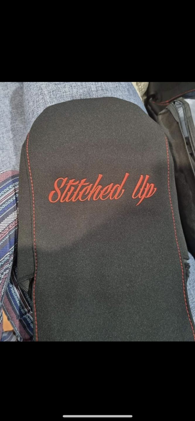 Customer photo review of Toyota HiLux 8th Gen Premium Neoprene 2x Front Seat Covers (Made to Order)