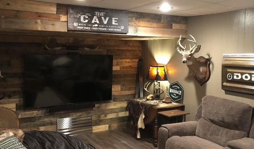 Customer photo review of Man Cave Sign Custom Bar Sign Personalized Sign Custom Man Cave Sign Rustic Man Cave Décor Fathers Day Gifts Man Cave Vintage Home Décor