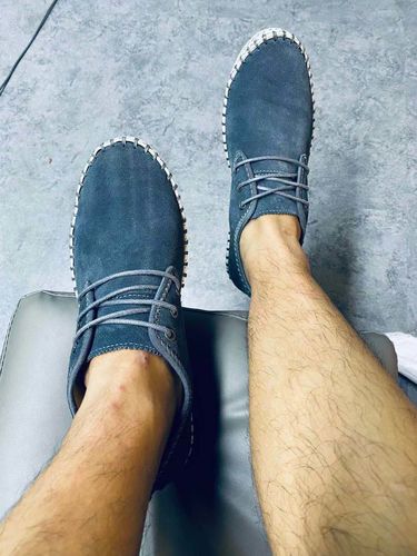 Customer photo review of Comfortable lace up sneakers for men
