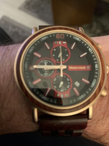 Customer photo review of Wood o'clock - Palisander
