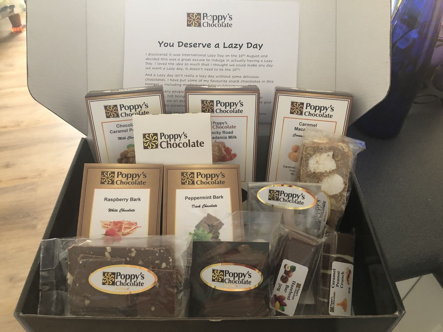 Customer photo review of Lazy Day Hamper