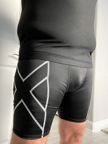 Customer photo review of Quick-Drying Compression Shorts For Men