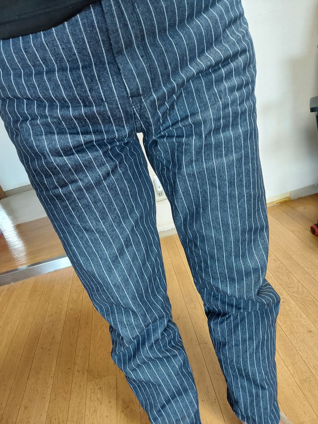 Customer photo review of ウォバッシュストライプワークパンツ