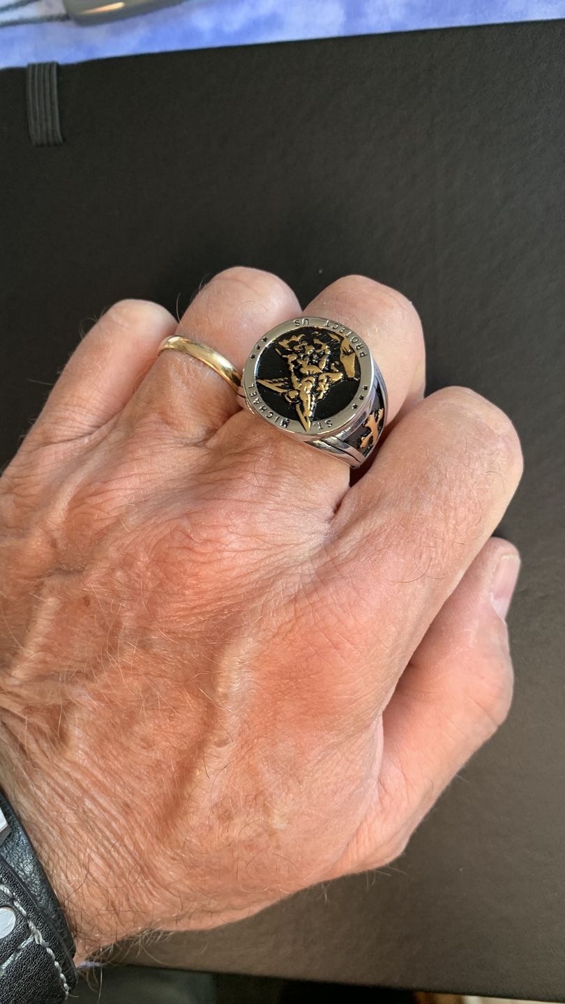 Customer photo review of Bague de l'Archange Michel
