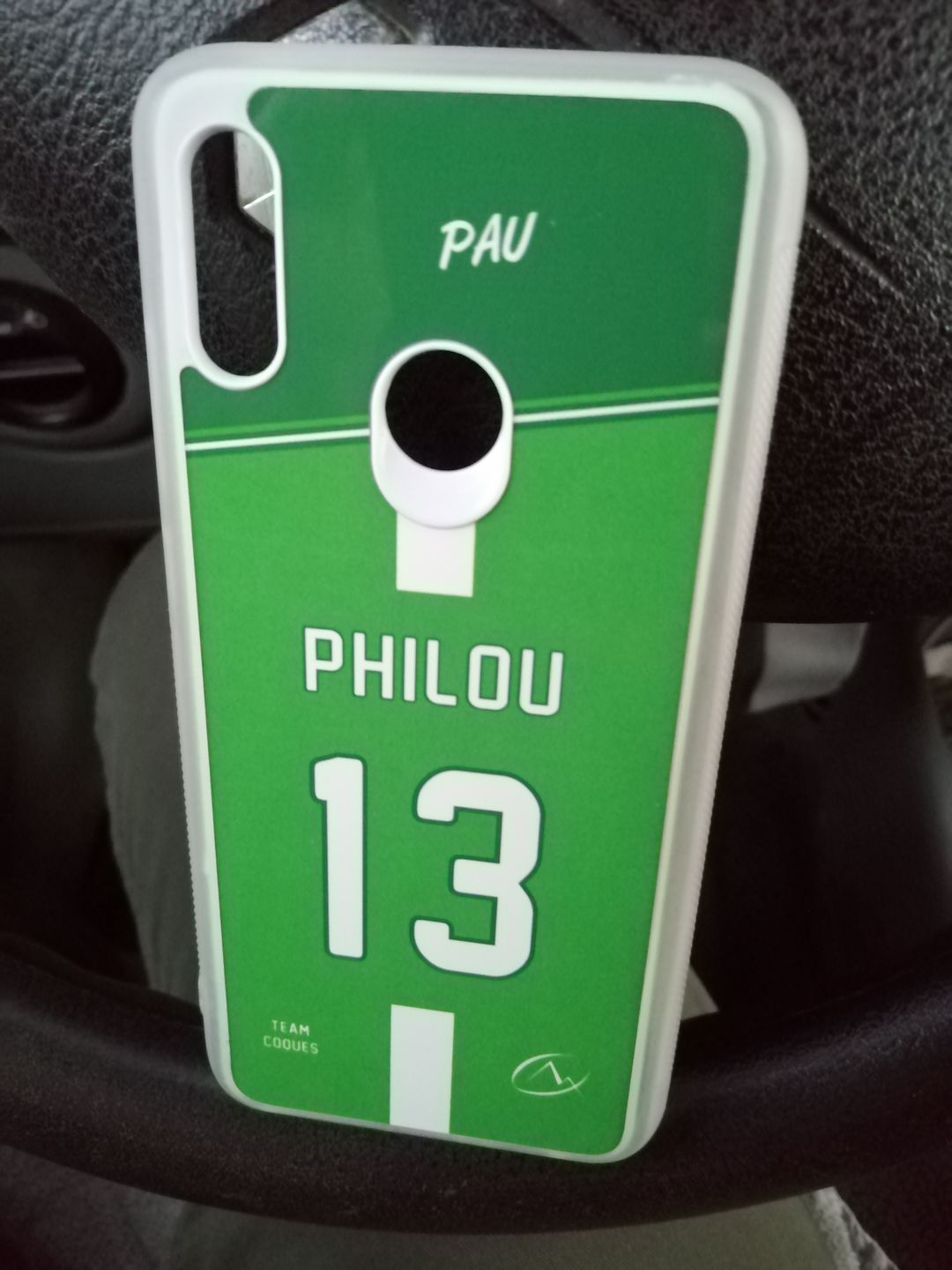 Customer photo review of Coque rugby PAU SECTION personnalisable - TEAMCOQUES