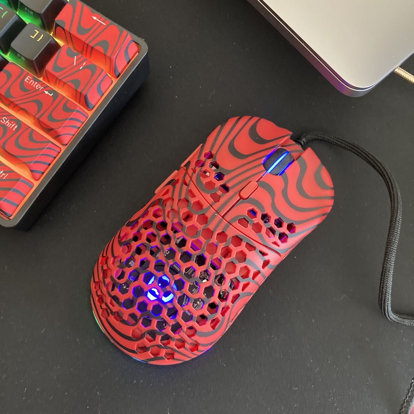 Customer photo review of Ghost M1 - PEWDIEPIE Gaming Mouse