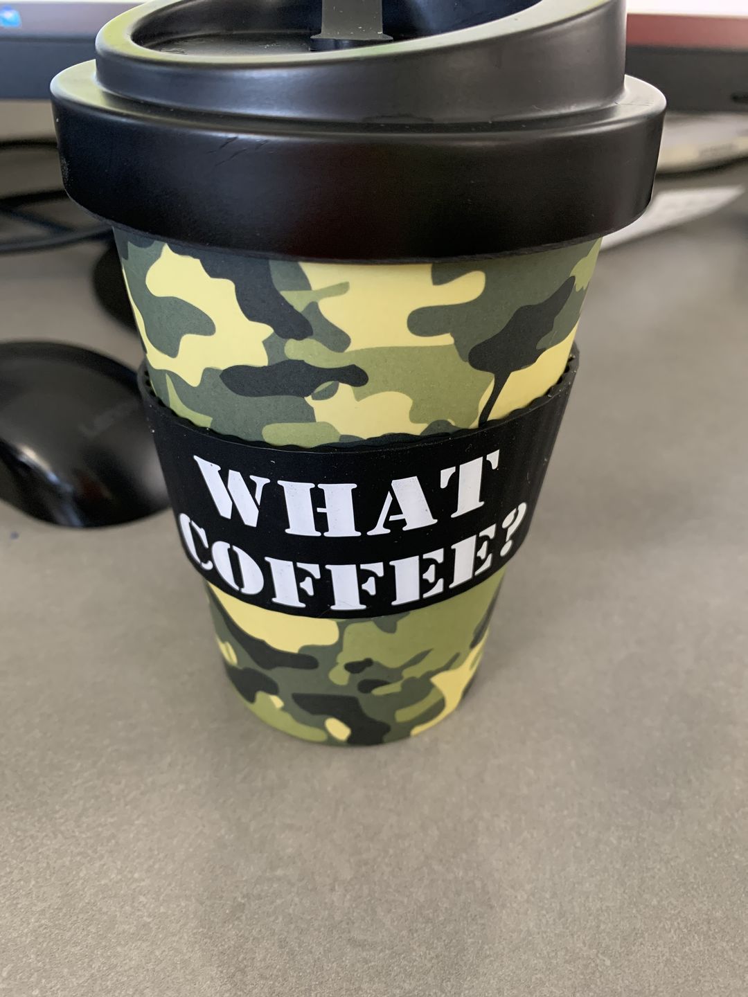 Customer photo review of Salted Caramel Coffee Syrup