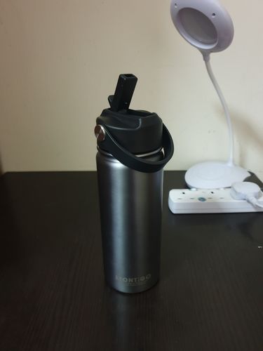 Customer photo review of Metallic Ace Bottle Blue Steel/Pink Mauve 530ml (18oz) 2-Pack Bundle