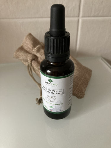 Customer photo review of Sarahbio - huile de pépins de figue de barbarie - 30 mL