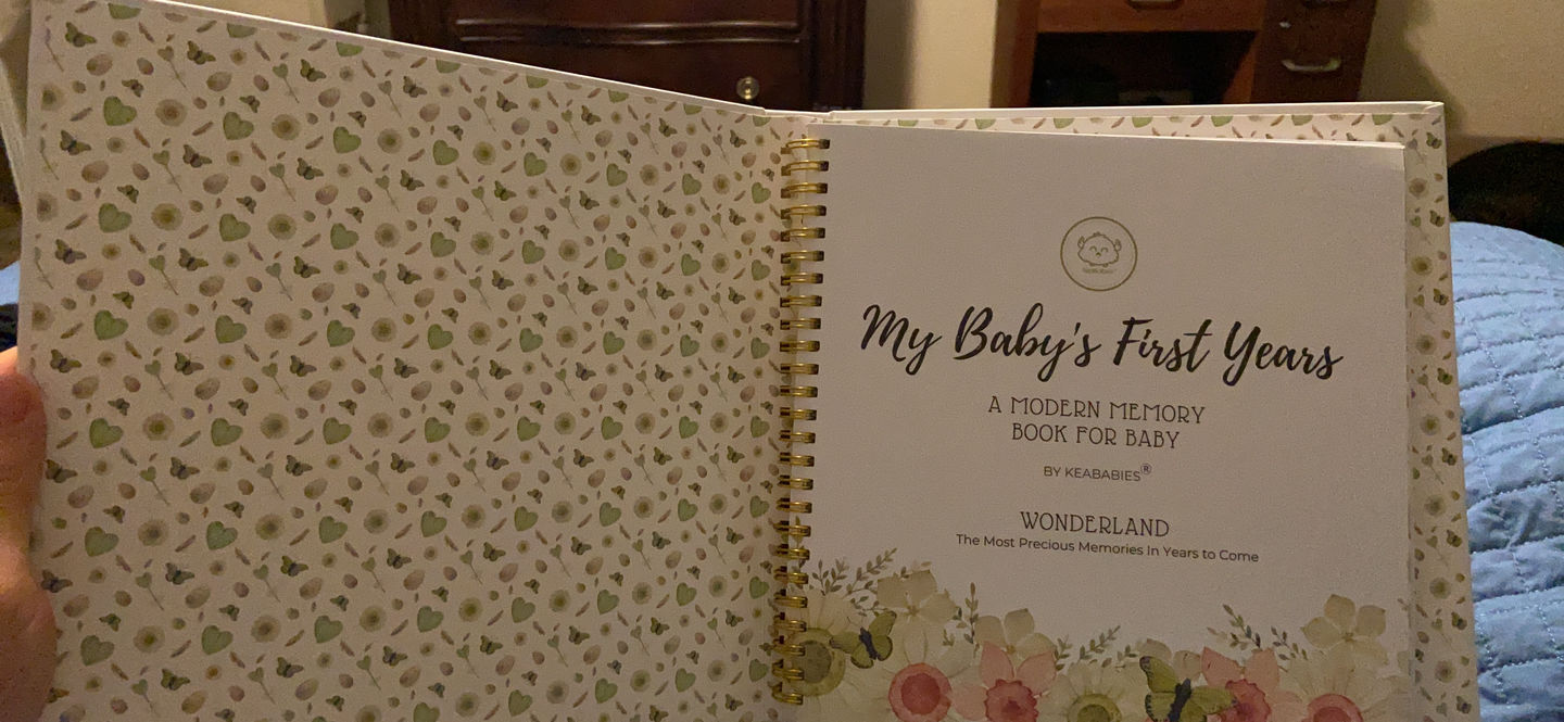Customer photo review of Baby First Years Memory Book