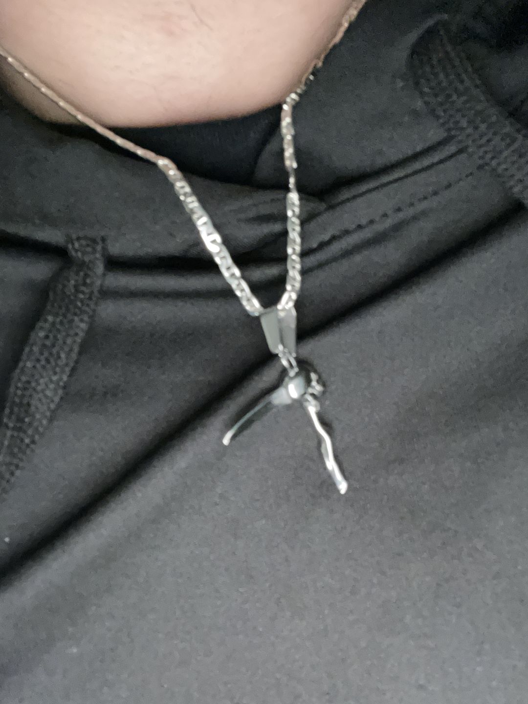 Customer photo review of SCYTHE SKULL PENDANT