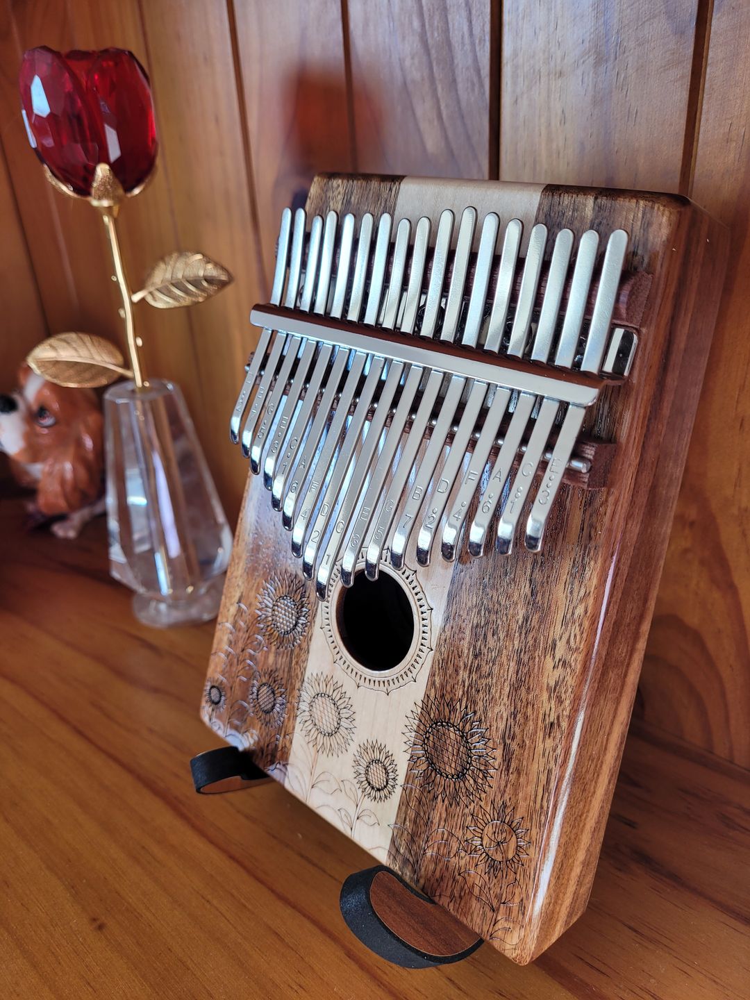Customer photo review of Kalimba 17 Key Acacia Maple Hluru