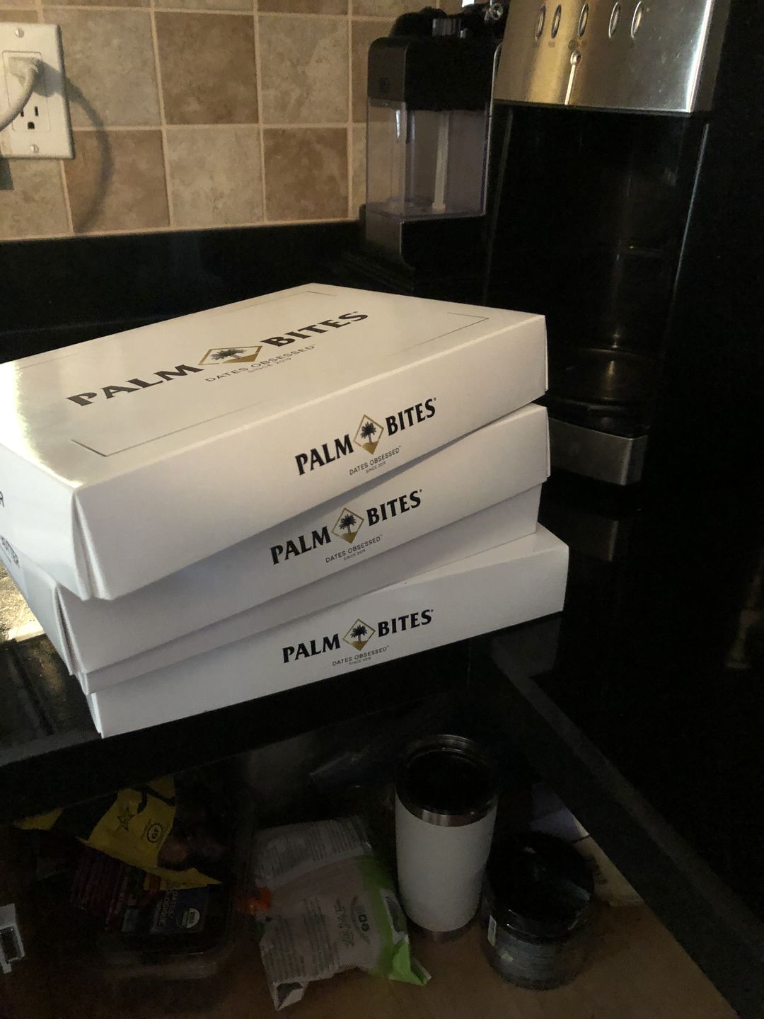 Customer photo review of Almond Butter Palm Bites