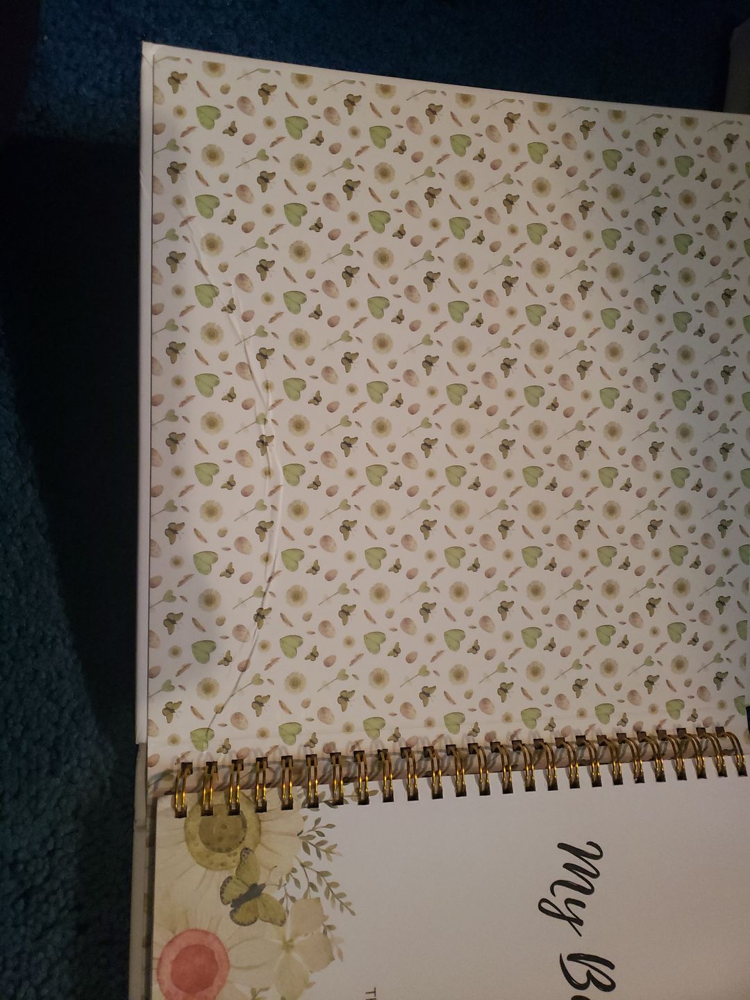 Customer photo review of Baby First Years Memory Book