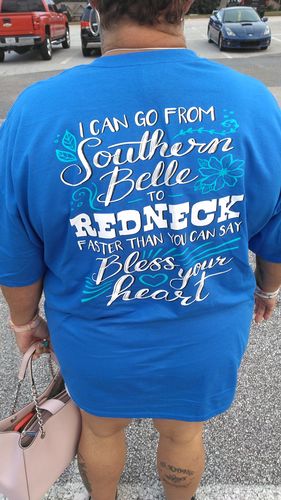 Customer photo review of Redneck - Royal Blue