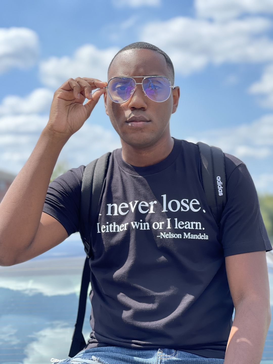 Customer photo review of I Never Lose -Nelson Mandela