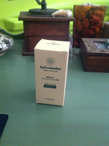 Customer photo review of 1500mg CBD Gummies mixed flavors