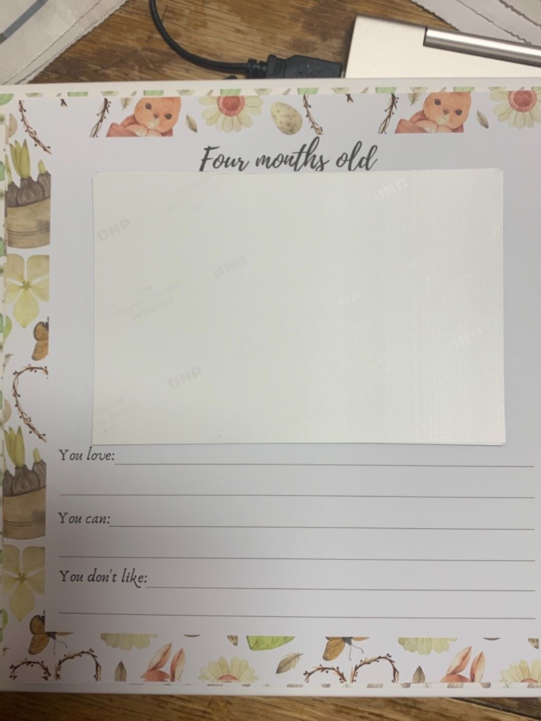 Customer photo review of Baby First Years Memory Book