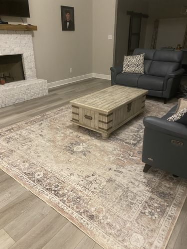 Customer photo review of Distressed Vintage Cezanne Blush Area Rug