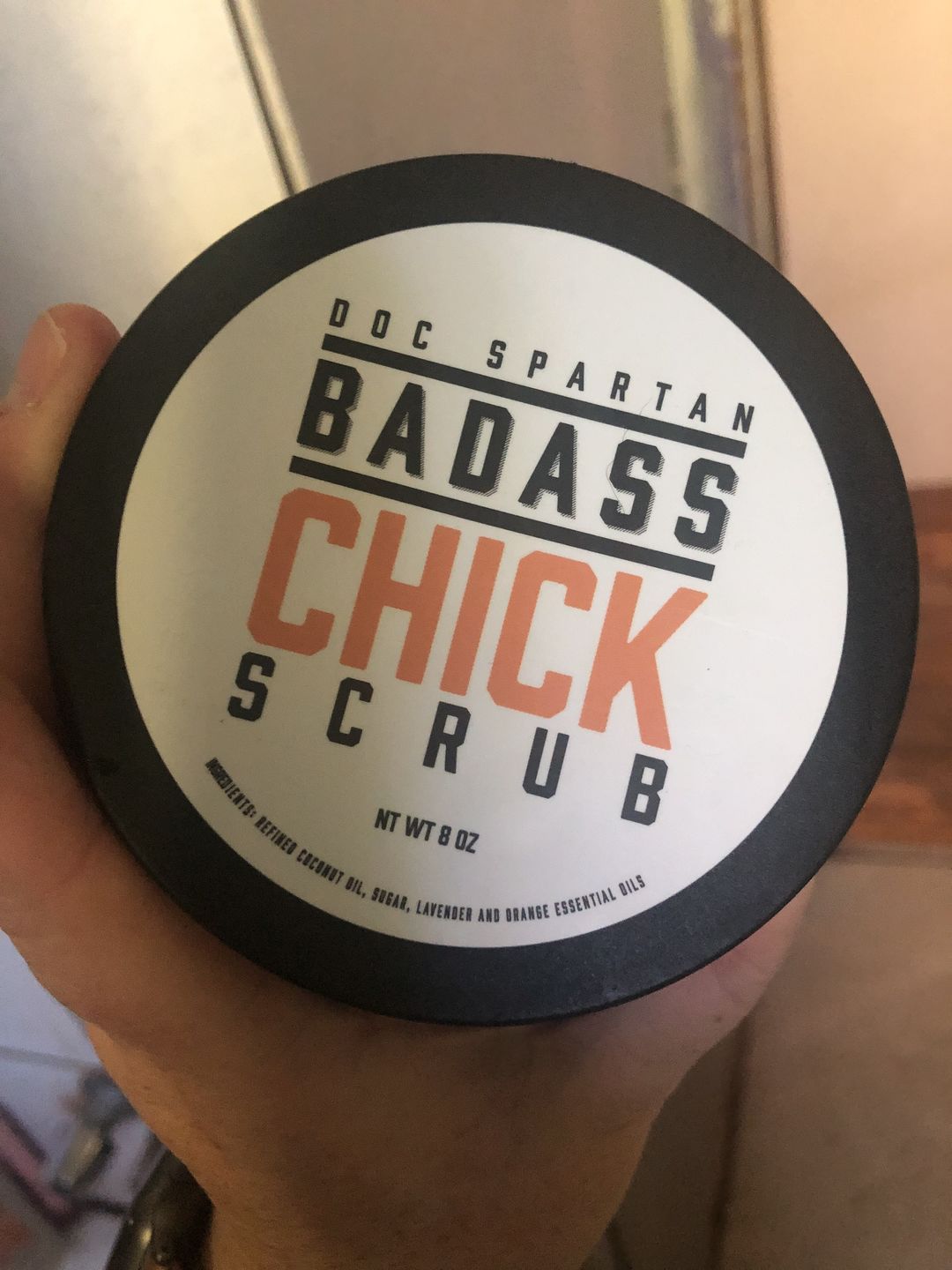 Customer photo review of BadAss Chick Scrub