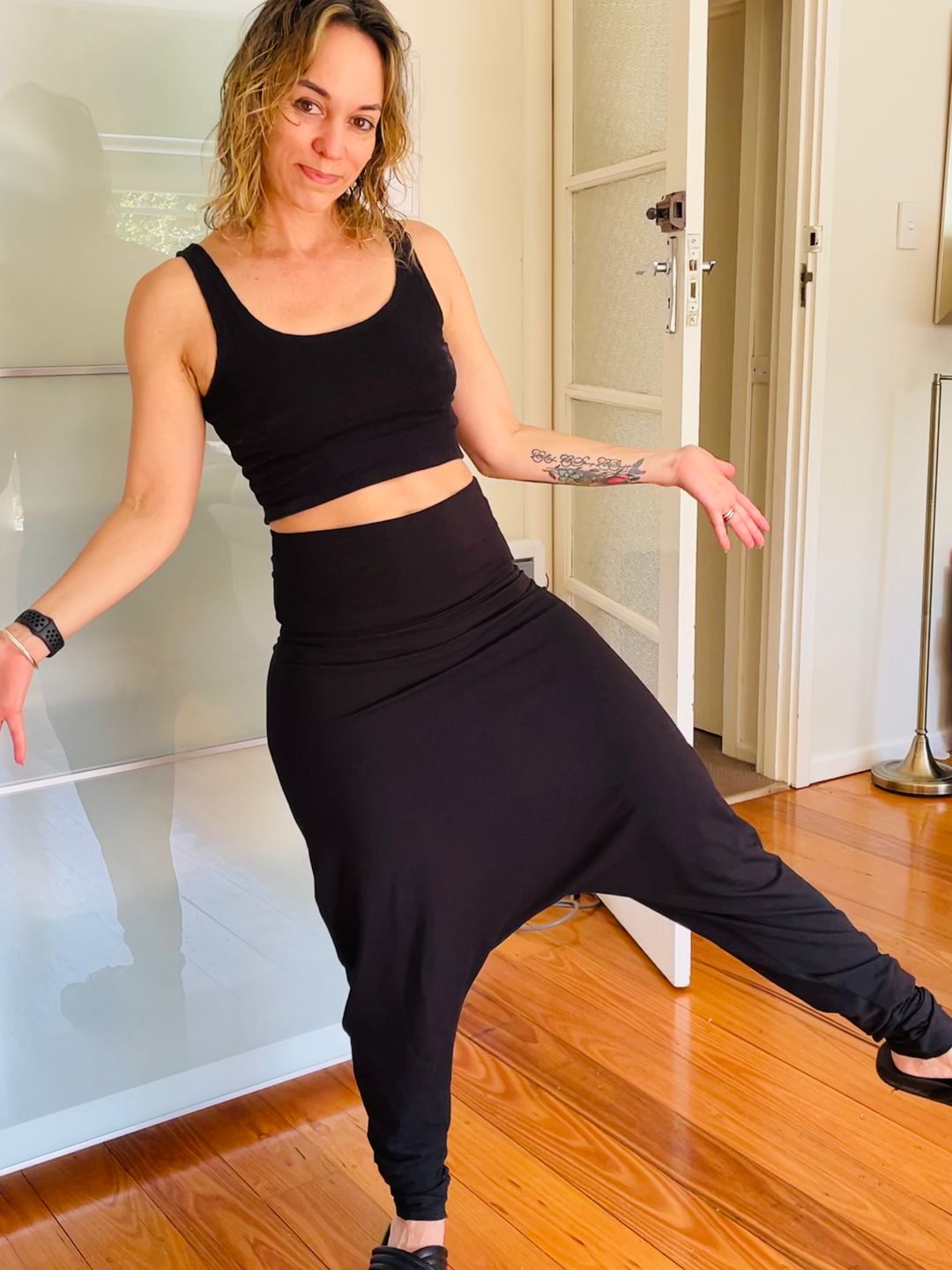Customer photo review of Organic Cotton Harem Pants