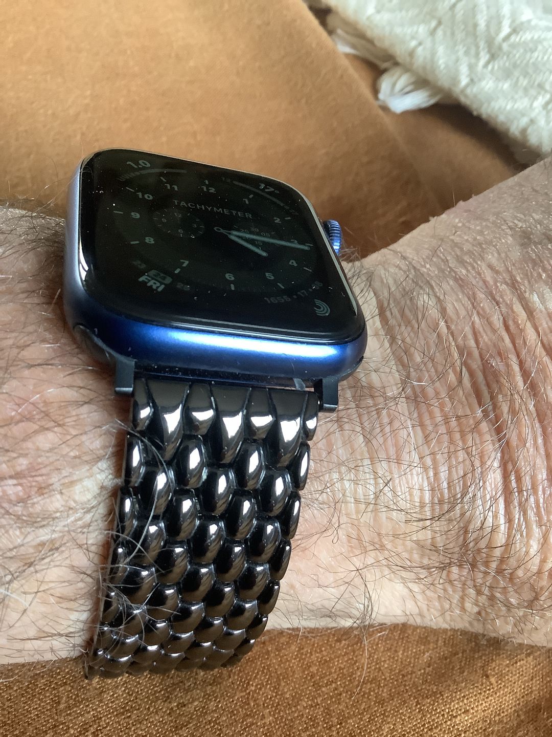 Customer photo review of Arya Stainless Strap (4 Colours)