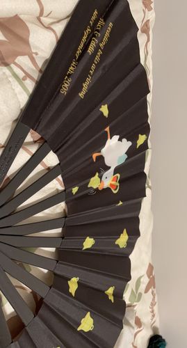 Customer photo review of Custom Hand Fan